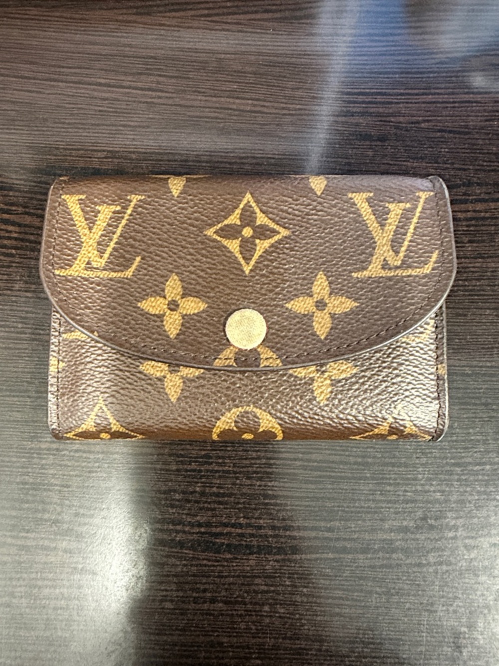 Rosalie Coin Purse Louis Vuitton Monogram Wallet in Brown